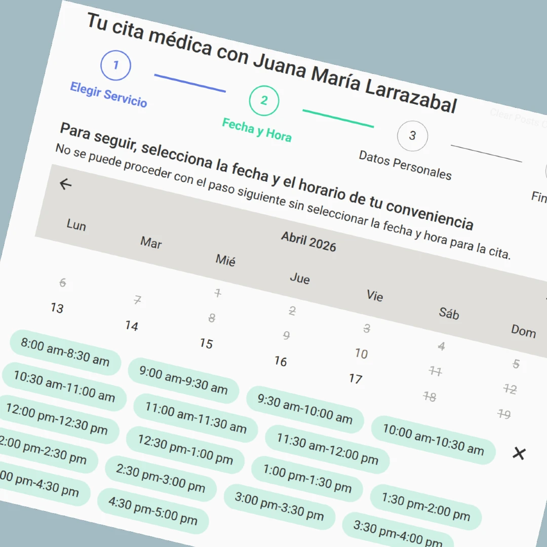 Gestión de Cita Médica @ MediiClínica by Medii.care